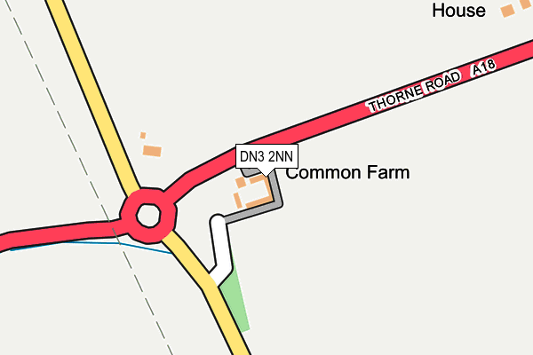 DN3 2NN map - OS OpenMap – Local (Ordnance Survey) DN3 2NN map - OS OpenMap – Local (Ordnance Survey)