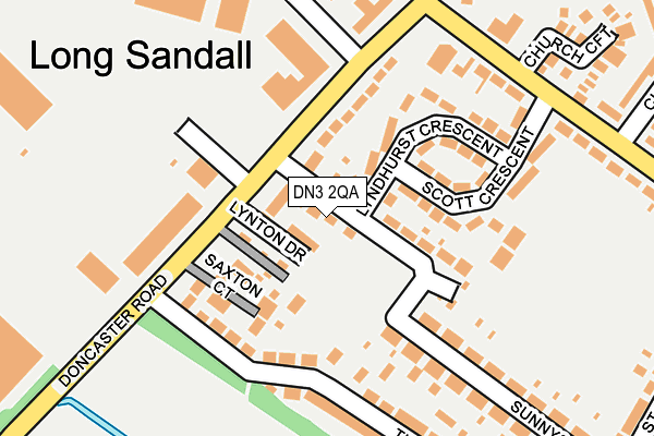 DN3 2QA map - OS OpenMap – Local (Ordnance Survey) DN3 2QA map - OS OpenMap – Local (Ordnance Survey)
