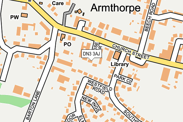 DN3 3AJ map - OS OpenMap – Local (Ordnance Survey) DN3 3AJ map - OS OpenMap – Local (Ordnance Survey)