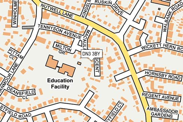 DN3 3BY map - OS OpenMap – Local (Ordnance Survey) DN3 3BY map - OS OpenMap – Local (Ordnance Survey)