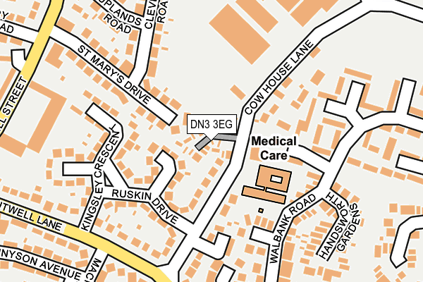 DN3 3EG map - OS OpenMap – Local (Ordnance Survey) DN3 3EG map - OS OpenMap – Local (Ordnance Survey)