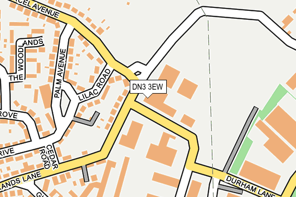DN3 3EW map - OS OpenMap – Local (Ordnance Survey) DN3 3EW map - OS OpenMap – Local (Ordnance Survey)