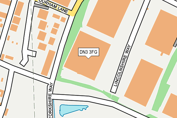 DN3 3FG map - OS OpenMap – Local (Ordnance Survey) DN3 3FG map - OS OpenMap – Local (Ordnance Survey)