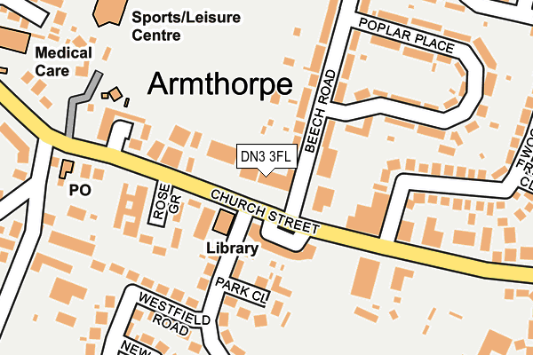 DN3 3FL map - OS OpenMap – Local (Ordnance Survey) DN3 3FL map - OS OpenMap – Local (Ordnance Survey)