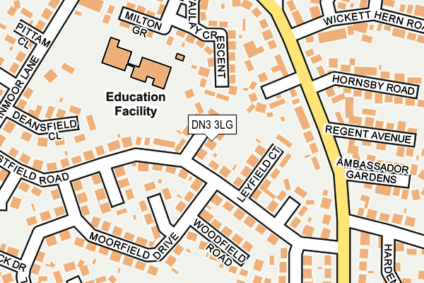 DN3 3LG map - OS OpenMap – Local (Ordnance Survey) DN3 3LG map - OS OpenMap – Local (Ordnance Survey)