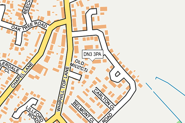 DN3 3PA map - OS OpenMap – Local (Ordnance Survey) DN3 3PA map - OS OpenMap – Local (Ordnance Survey)