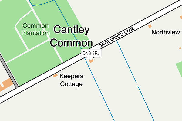 DN3 3PJ map - OS OpenMap – Local (Ordnance Survey) DN3 3PJ map - OS OpenMap – Local (Ordnance Survey)