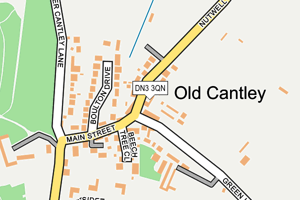 DN3 3QN map - OS OpenMap – Local (Ordnance Survey) DN3 3QN map - OS OpenMap – Local (Ordnance Survey)