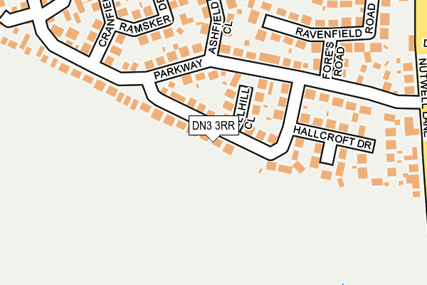 DN3 3RR map - OS OpenMap – Local (Ordnance Survey) DN3 3RR map - OS OpenMap – Local (Ordnance Survey)
