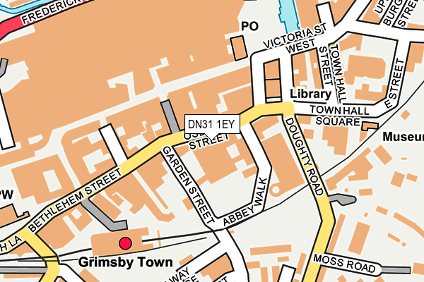 DN31 1EY map - OS OpenMap – Local (Ordnance Survey) DN31 1EY map - OS OpenMap – Local (Ordnance Survey)