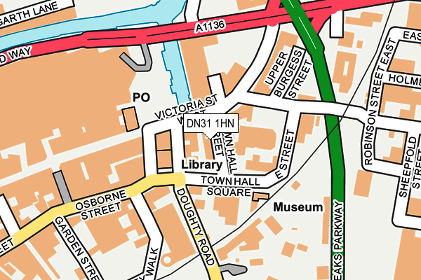 DN31 1HN map - OS OpenMap – Local (Ordnance Survey) DN31 1HN map - OS OpenMap – Local (Ordnance Survey)