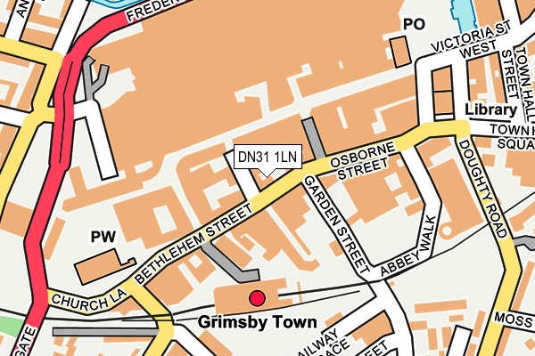 DN31 1LN map - OS OpenMap – Local (Ordnance Survey) DN31 1LN map - OS OpenMap – Local (Ordnance Survey)