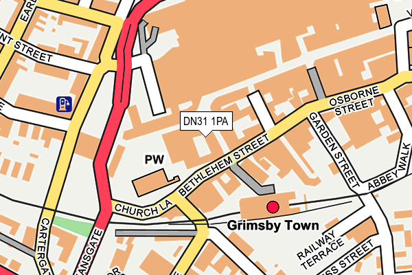 DN31 1PA map - OS OpenMap – Local (Ordnance Survey) DN31 1PA map - OS OpenMap – Local (Ordnance Survey)