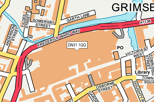 DN31 1QQ map - OS OpenMap – Local (Ordnance Survey) DN31 1QQ map - OS OpenMap – Local (Ordnance Survey)