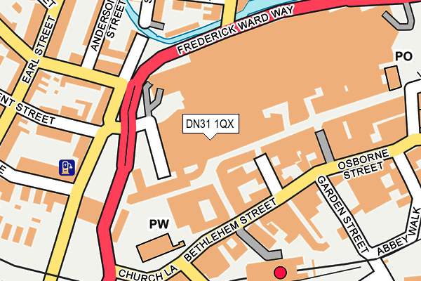 DN31 1QX map - OS OpenMap – Local (Ordnance Survey) DN31 1QX map - OS OpenMap – Local (Ordnance Survey)