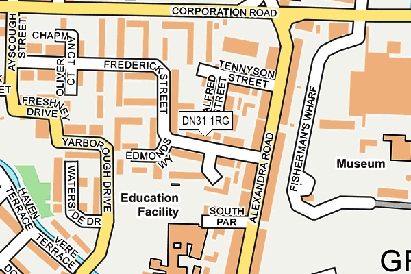 DN31 1RG map - OS OpenMap – Local (Ordnance Survey) DN31 1RG map - OS OpenMap – Local (Ordnance Survey)