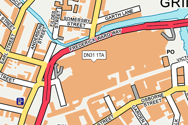 DN31 1TA map - OS OpenMap – Local (Ordnance Survey) DN31 1TA map - OS OpenMap – Local (Ordnance Survey)