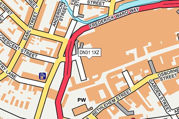 DN31 1XZ map - OS OpenMap – Local (Ordnance Survey) DN31 1XZ map - OS OpenMap – Local (Ordnance Survey)