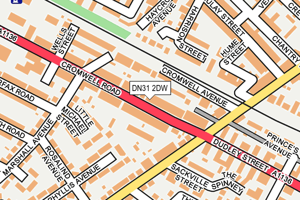 DN31 2DW map - OS OpenMap – Local (Ordnance Survey) DN31 2DW map - OS OpenMap – Local (Ordnance Survey)