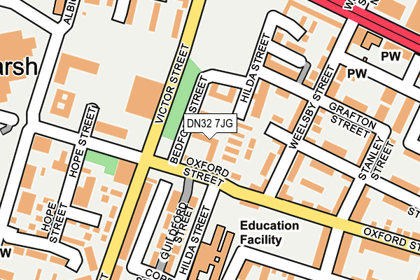 DN32 7JG map - OS OpenMap – Local (Ordnance Survey) DN32 7JG map - OS OpenMap – Local (Ordnance Survey)
