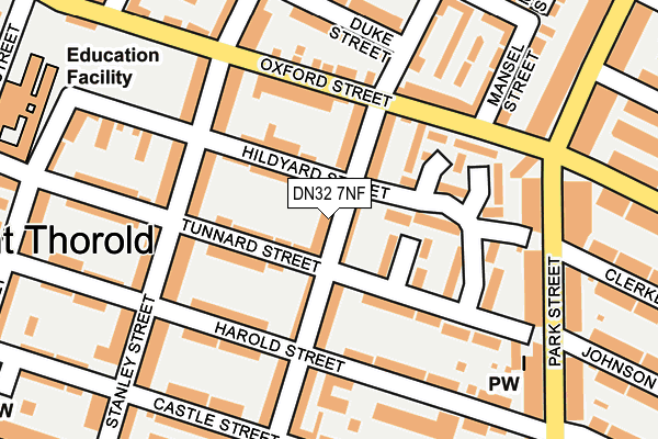 DN32 7NF map - OS OpenMap – Local (Ordnance Survey) DN32 7NF map - OS OpenMap – Local (Ordnance Survey)