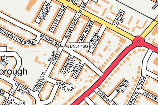 DN34 4BG map - OS OpenMap – Local (Ordnance Survey) DN34 4BG map - OS OpenMap – Local (Ordnance Survey)