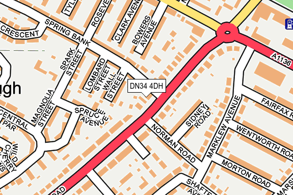 DN34 4DH map - OS OpenMap – Local (Ordnance Survey) DN34 4DH map - OS OpenMap – Local (Ordnance Survey)