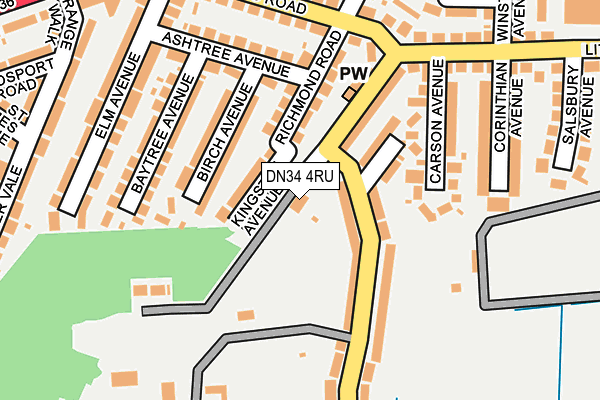 DN34 4RU map - OS OpenMap – Local (Ordnance Survey) DN34 4RU map - OS OpenMap – Local (Ordnance Survey)