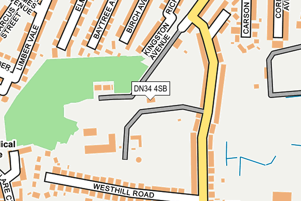 DN34 4SB map - OS OpenMap – Local (Ordnance Survey) DN34 4SB map - OS OpenMap – Local (Ordnance Survey)