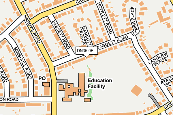 DN35 0EL map - OS OpenMap – Local (Ordnance Survey) DN35 0EL map - OS OpenMap – Local (Ordnance Survey)