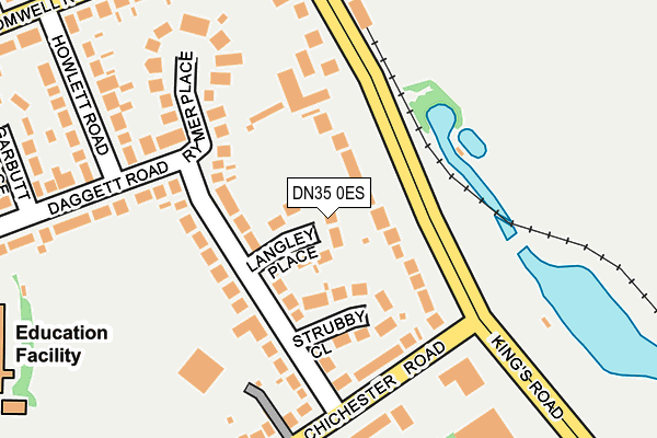 DN35 0ES map - OS OpenMap – Local (Ordnance Survey) DN35 0ES map - OS OpenMap – Local (Ordnance Survey)