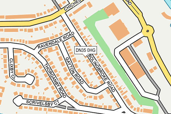 DN35 0HG map - OS OpenMap – Local (Ordnance Survey) DN35 0HG map - OS OpenMap – Local (Ordnance Survey)