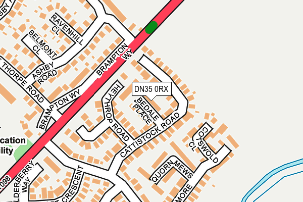 DN35 0RX map - OS OpenMap – Local (Ordnance Survey) DN35 0RX map - OS OpenMap – Local (Ordnance Survey)