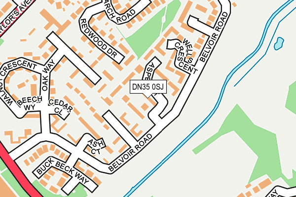 DN35 0SJ map - OS OpenMap – Local (Ordnance Survey) DN35 0SJ map - OS OpenMap – Local (Ordnance Survey)