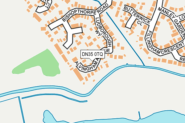 DN35 0TQ map - OS OpenMap – Local (Ordnance Survey) DN35 0TQ map - OS OpenMap – Local (Ordnance Survey)
