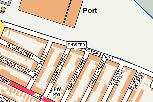 DN35 7BD map - OS OpenMap – Local (Ordnance Survey) DN35 7BD map - OS OpenMap – Local (Ordnance Survey)