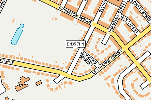 DN35 7HN map - OS OpenMap – Local (Ordnance Survey) DN35 7HN map - OS OpenMap – Local (Ordnance Survey)