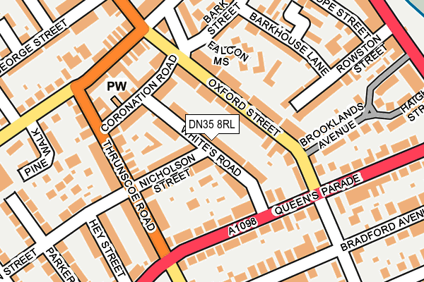 DN35 8RL map - OS OpenMap – Local (Ordnance Survey) DN35 8RL map - OS OpenMap – Local (Ordnance Survey)
