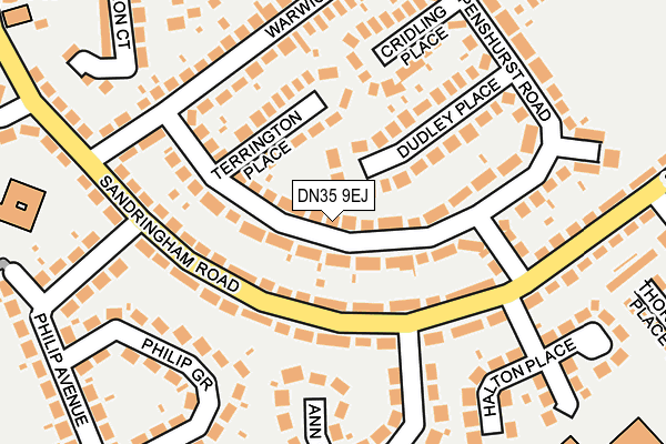 DN35 9EJ map - OS OpenMap – Local (Ordnance Survey) DN35 9EJ map - OS OpenMap – Local (Ordnance Survey)