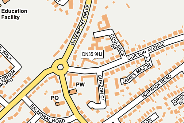 DN35 9HJ map - OS OpenMap – Local (Ordnance Survey) DN35 9HJ map - OS OpenMap – Local (Ordnance Survey)