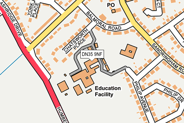DN35 9NF map - OS OpenMap – Local (Ordnance Survey) DN35 9NF map - OS OpenMap – Local (Ordnance Survey)