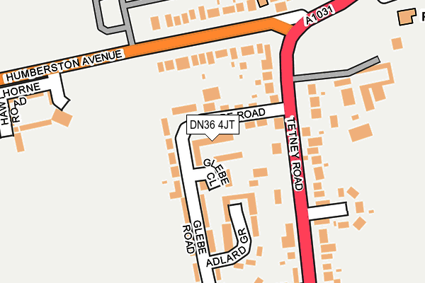 DN36 4JT map - OS OpenMap – Local (Ordnance Survey) DN36 4JT map - OS OpenMap – Local (Ordnance Survey)