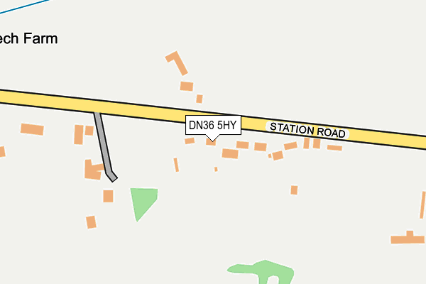 DN36 5HY map - OS OpenMap – Local (Ordnance Survey) DN36 5HY map - OS OpenMap – Local (Ordnance Survey)
