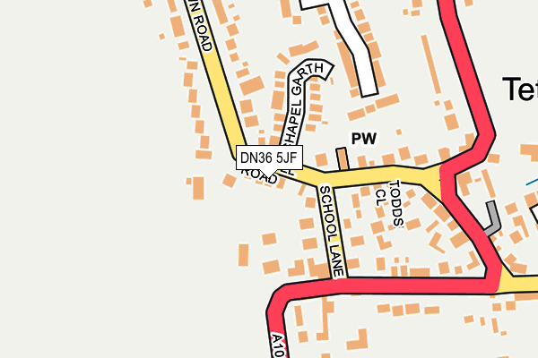 DN36 5JF map - OS OpenMap – Local (Ordnance Survey) DN36 5JF map - OS OpenMap – Local (Ordnance Survey)