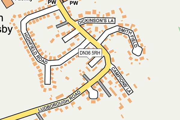 DN36 5RH map - OS OpenMap – Local (Ordnance Survey) DN36 5RH map - OS OpenMap – Local (Ordnance Survey)