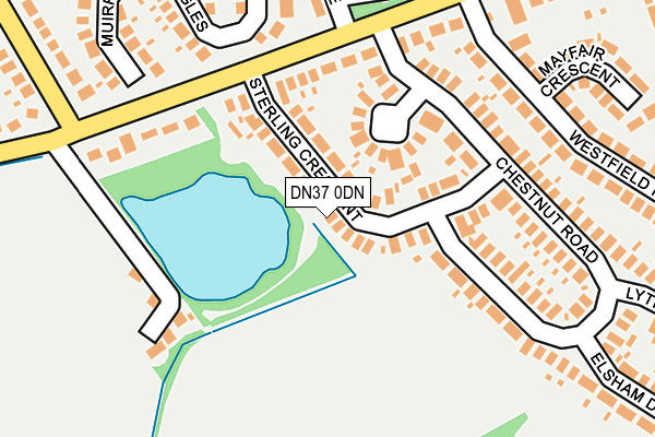 DN37 0DN map - OS OpenMap – Local (Ordnance Survey) DN37 0DN map - OS OpenMap – Local (Ordnance Survey)