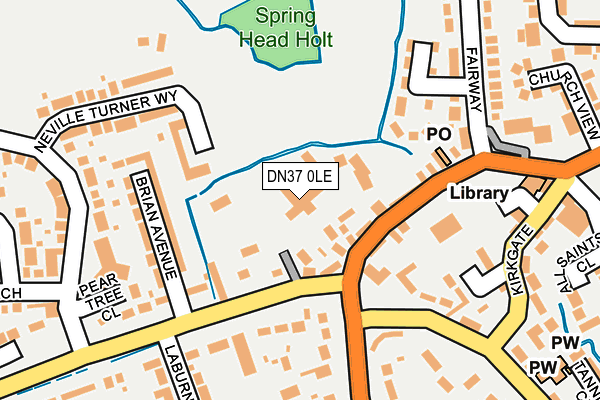 DN37 0LE map - OS OpenMap – Local (Ordnance Survey) DN37 0LE map - OS OpenMap – Local (Ordnance Survey)