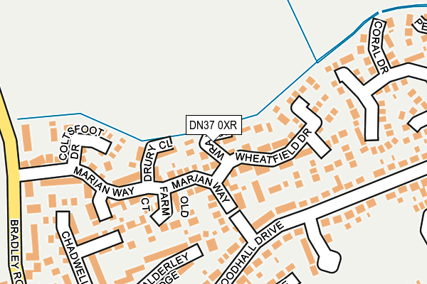 DN37 0XR map - OS OpenMap – Local (Ordnance Survey) DN37 0XR map - OS OpenMap – Local (Ordnance Survey)