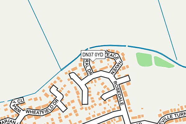 DN37 0YD map - OS OpenMap – Local (Ordnance Survey) DN37 0YD map - OS OpenMap – Local (Ordnance Survey)
