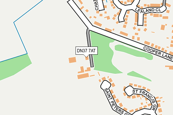 DN37 7AT map - OS OpenMap – Local (Ordnance Survey) DN37 7AT map - OS OpenMap – Local (Ordnance Survey)